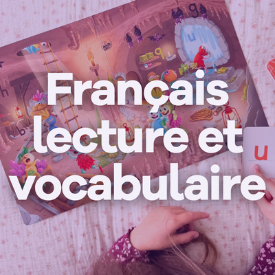 Image Français lecture et vocabulaire
